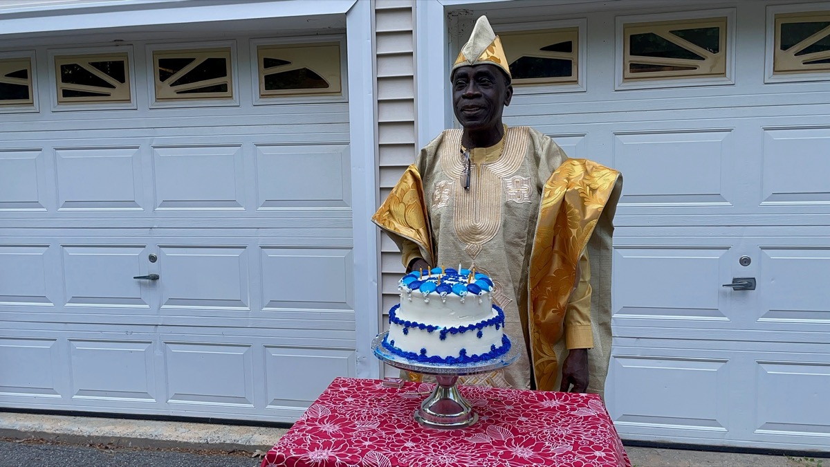 Ben's birthday celebration.