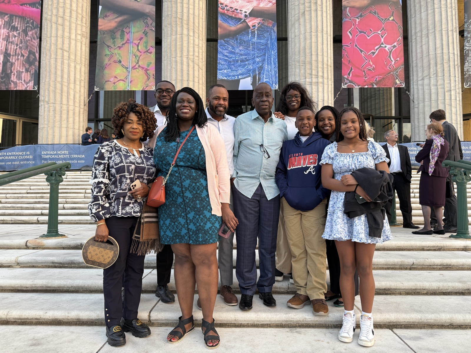 The Oyekunle family together.